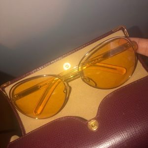 Vintage gucci gold glasses